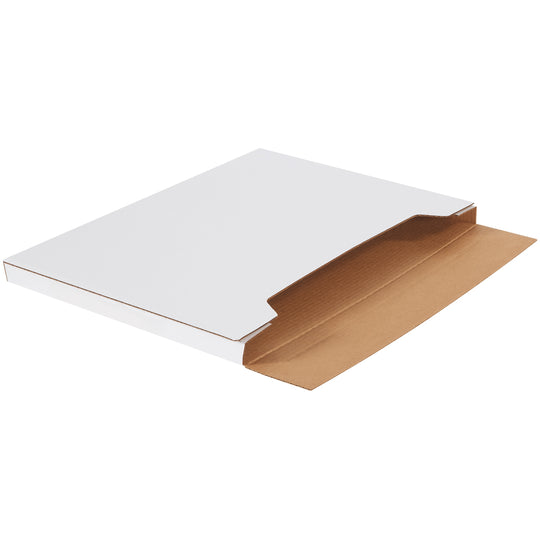 30 x 22 1/2 x 1 White Jumbo Fold Over Mailers 20/Bundle