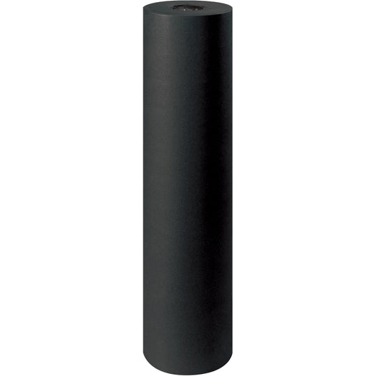 36" 50 lb. Black Kraft Paper Rolls 720 Feet/Roll