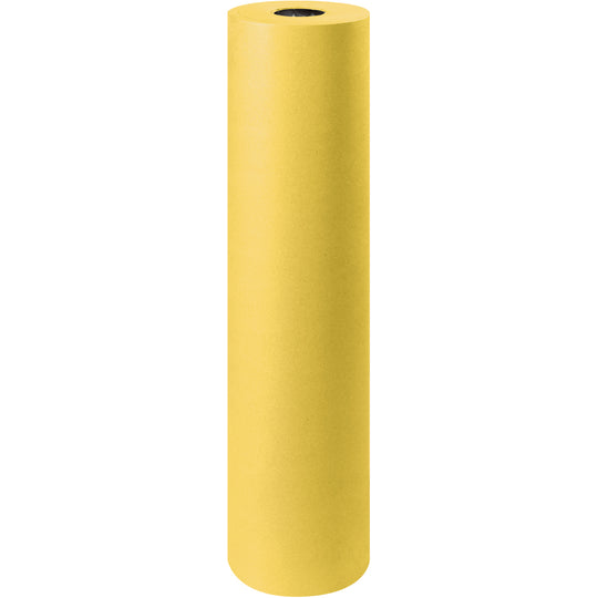 36" 50 lb. Yellow Kraft Paper Rolls 1000 Feet/Roll