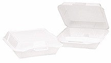 3 compartment foam carryout box
