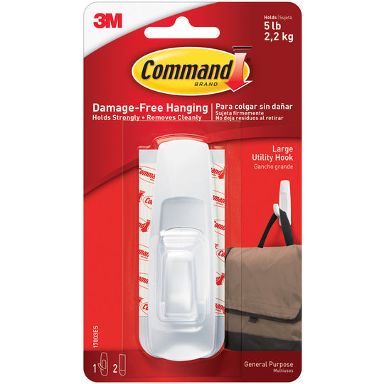 3M 17003 Command Hooks and Strips - Large 6/Case