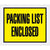 4-1/2 x 5-1/2 Packing List Envelopes (Full Face) - YELLOW 1000/Case
