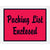 4-1/2 x 6 Packing List Envelopes (Full Face Script) - RED 1000/Case