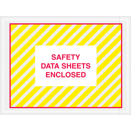 4 1/2 x 6 Safety Data Sheets Enclosed SDS Envelopes 1000/Case