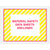 4 1/2 x 6 Yellow (Striped) Material Safety Data Sheets Enclosed Envelopes 1000/Case