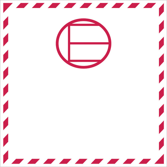 4 1/4 x 4 1/4" - Air Labels Excepted Quantities Labels 500/Roll