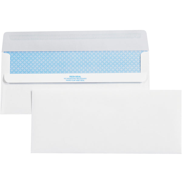 4 1/8 x 9 1/2 - #10 Plain Redi-Seal Business Envelopes with Security Tint 2500/Case