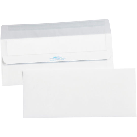 4 1/8 x 9 1/2 - #10 Plain Redi-Seal Business Envelopes 2500/Case