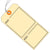 4 3/4 x 2 3/8 Manila Claim Tags Consecutively Numbered - Pre-Strung 1000/Case