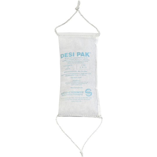 4 3/4 x 9 1/2 x 1 1/2" String Sewn Desiccant Bags 150/Pail