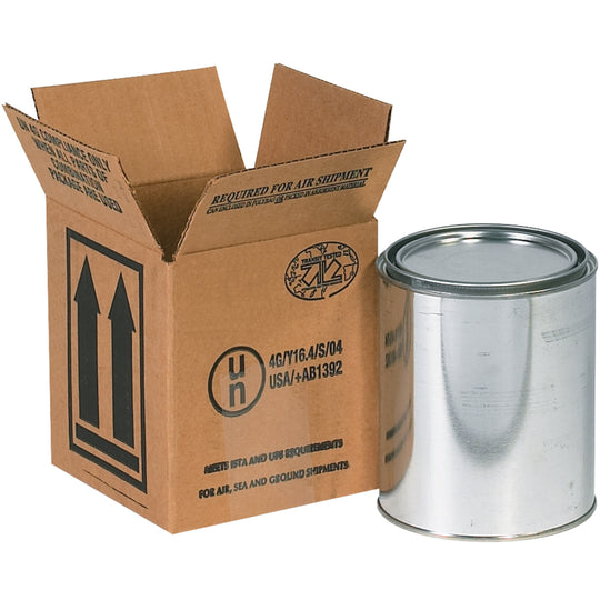 4 7/16 x 4 7/16 x 5 1 - 1 Quart Haz Mat Boxes 25/Bundle