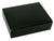 4-9/16 x 3-9/16 x 1-1/4 (1/4 lb.) Black 1 Piece Candy Boxes 250/Case