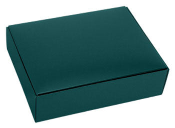 4-9/16 x 3-9/16 x 1-1/4 (1/4 lb.) Forest Green 1 Piece Candy Boxes 250/Case