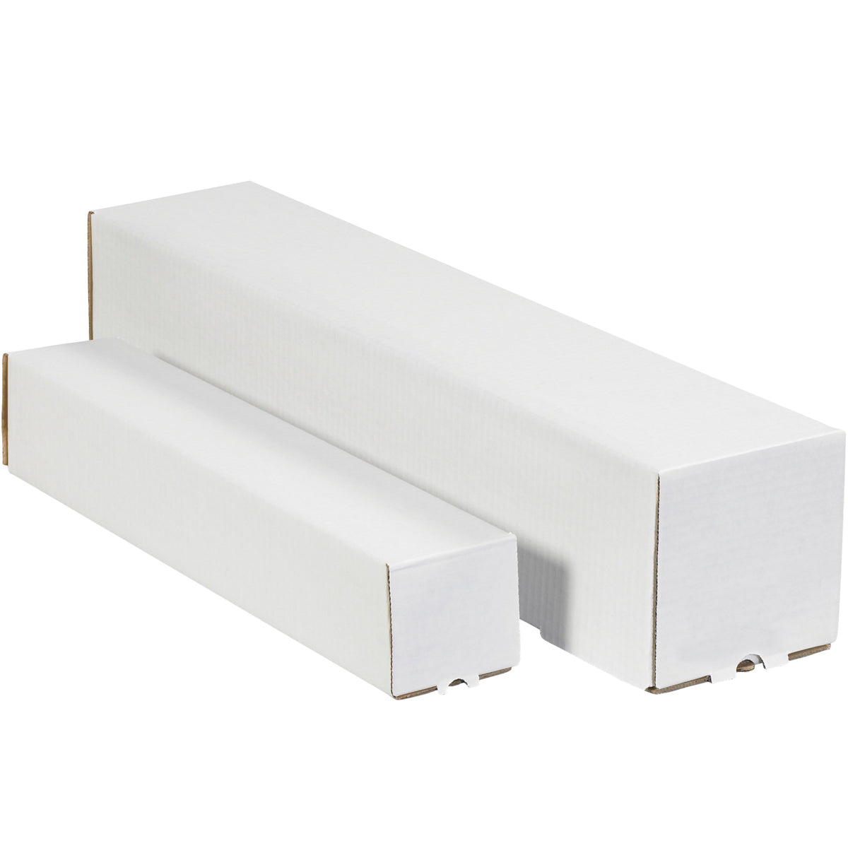 4 x 4 x 25 Square White Corrugated Mailing Tube