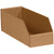 4 x 12 x 4 1/2 Kraft Open-Top Corrugated Bin Box 50/Bundle