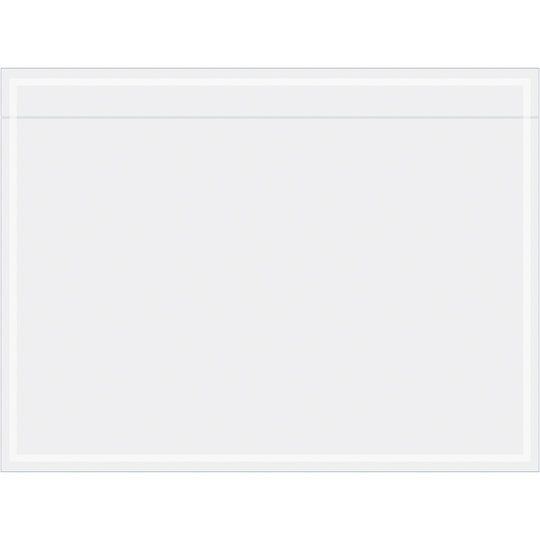 4 x 3 Clear Packing List Envelopes Envelopes 1000/Case