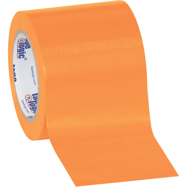 4" x 36 yds. Orange Solid Vinyl Safety Tape 12/Case