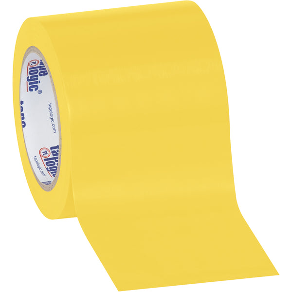 4" x 36 yds. Yellow Solid Vinyl Safety Tape 12/Case