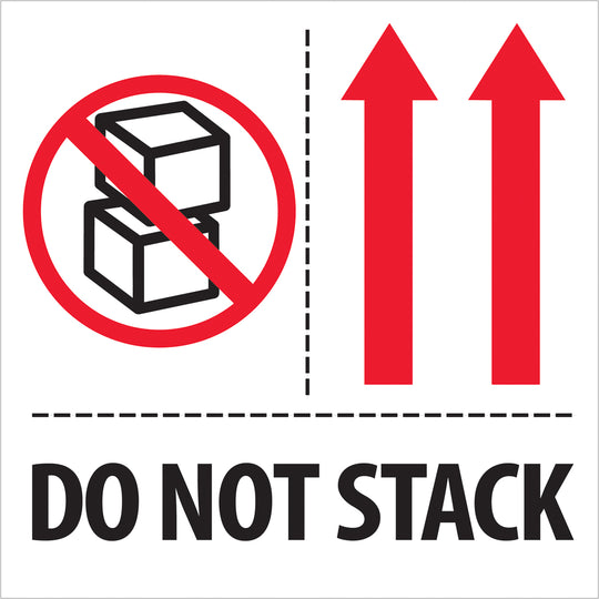 Do Not Stack Pictorial Labels (3 x 4) 500/Roll
