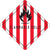 Flammable Solid D.O.T. Labels (4 x 4) 500/Roll