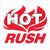 4 x 4" - "Hot Rush" Labels 500/Roll