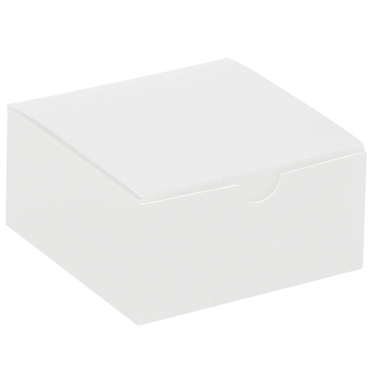4 x 4 x 2 White (Flat Finish) Gift Box 100/Case
