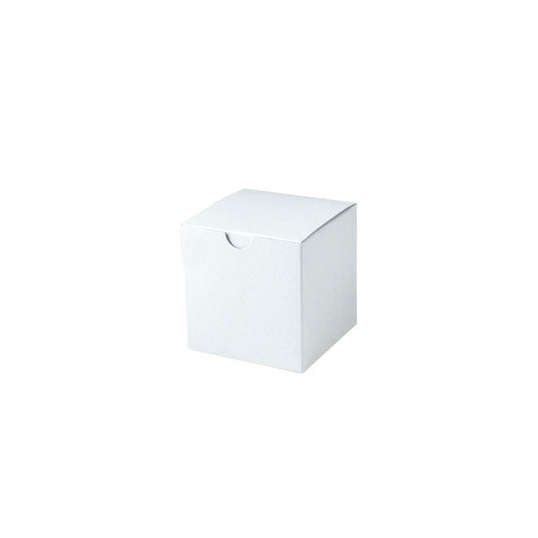 4 x 4 x 4 White Gloss Gift Box 100/Case