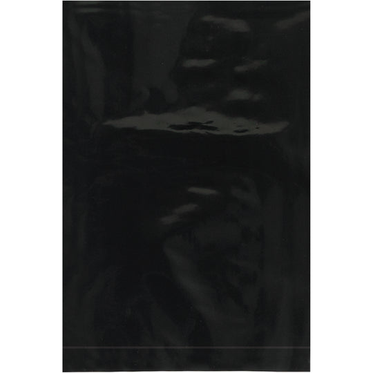4 x 6 - 2 Mil Black Flat Poly Bags 1000/Case