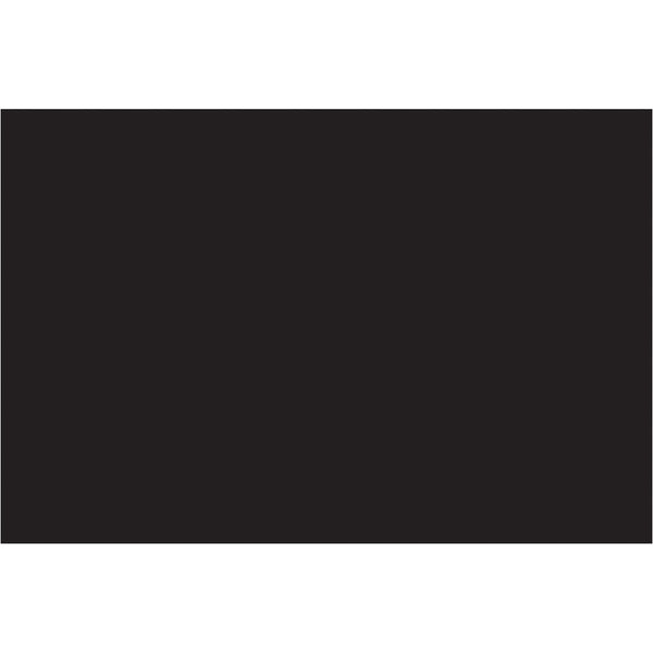 4 x 6" Black Inventory Rectangle Labels 500/Roll