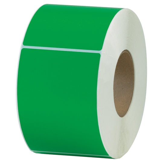4 x 6" Dark Green Thermal Transfer Labels 4/Case