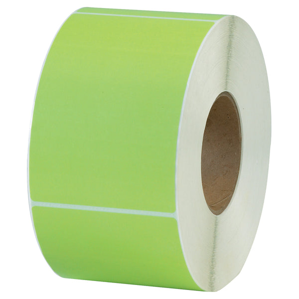 4 x 6" Green Thermal Transfer Labels 4/Case