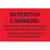 4 x 6" - "Must Remain Palletized" (Fluorescent Red) Labels 500/Roll