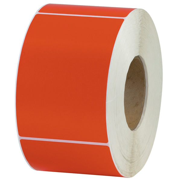 4 x 6" Red Thermal Transfer Labels 4/Case