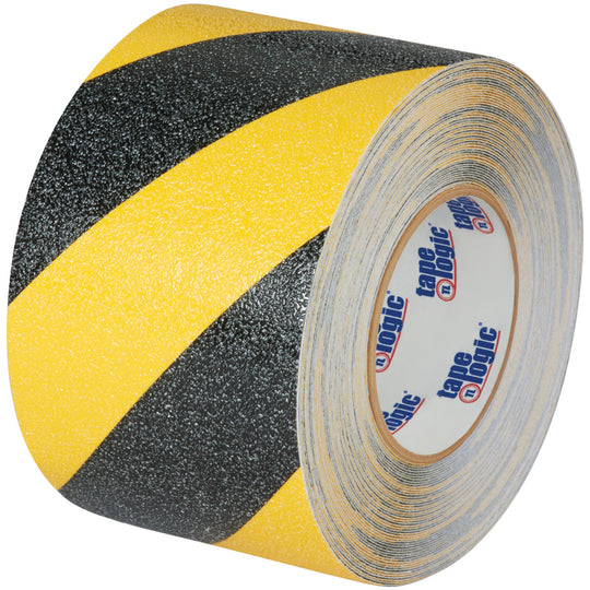 4" x 60 Feet Black/Yellow Striped Heavy-Duty Anti-Slip Tape