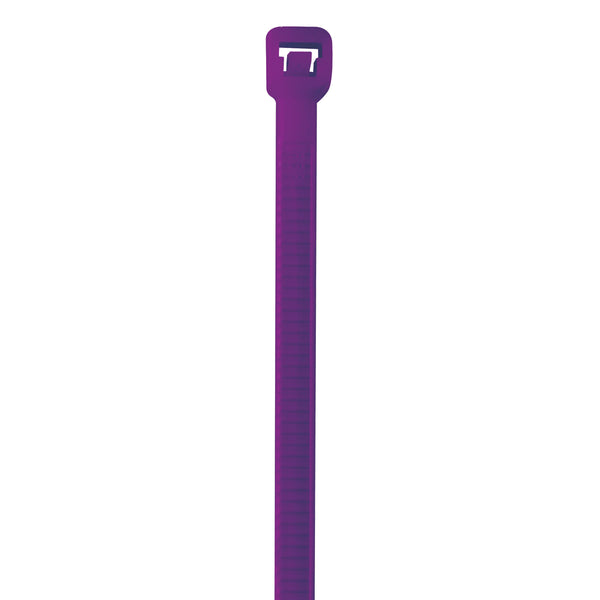 5 1/2" (40 lb Tensile) Purple Cable Ties 1000/Case