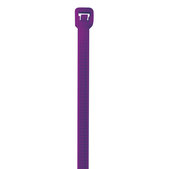 8" (40 lb Tensile) Purple Cable Ties 1000/Case
