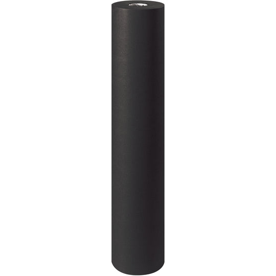 48" 50 lb. Black Kraft Paper Rolls 720 Feet/Roll