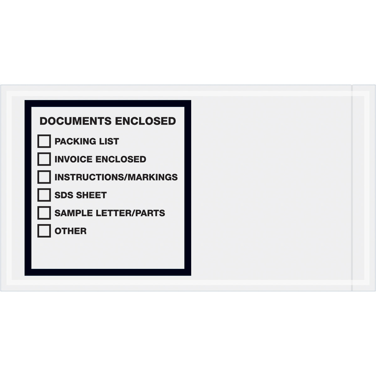 5 1/2 x 10 Documents Enclosed Transportation Envelopes