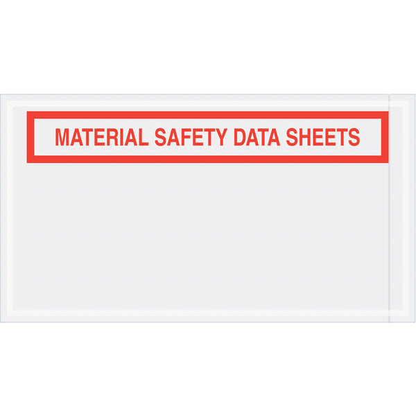5 1/2 x 10 Material Safety Data Sheets Envelopes 1000/Case