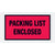 5-1/2 x 10 Packing List Envelopes (Full Face) - RED 1000/Case