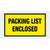 5-1/2 x 10 Packing List Envelopes (Full Face) - ORANGE 1000/Case