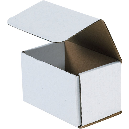 5 1/2 x 3 1/2 x 3 1/2 White Corrugated Mailers  50/Bundle