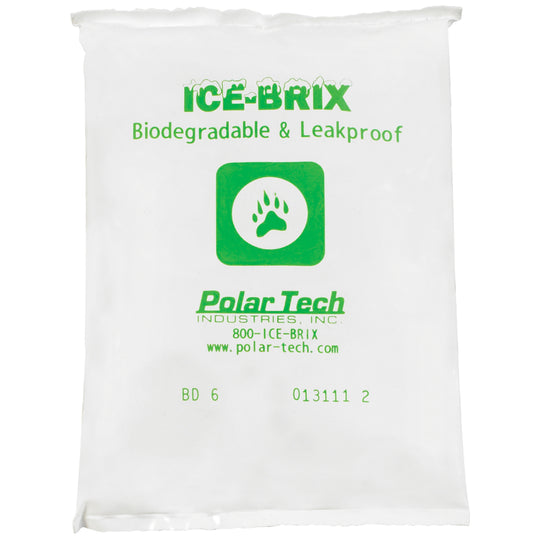 5 1/2 x 4 x 3/4 - 6 oz. Ice-Brix Biodegradable Packs 96/Case