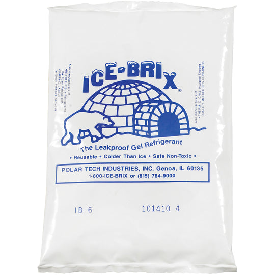 5 1/2 x 4 x 3/4 - 6 oz. Ice-Brix Cold Packs 48/Case