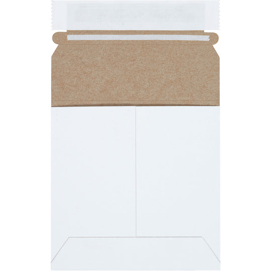 5 1/8 x 5 1/8 Self-Seal White Rigid Mailer 200/Case