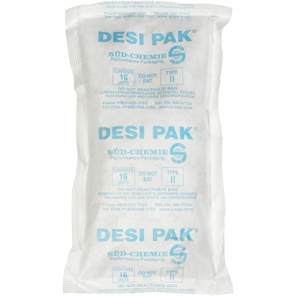 5 3/4 x 10 x 1 1/2" Tyvek Clay Desiccants - 34 Gallon Drum 150/Pail