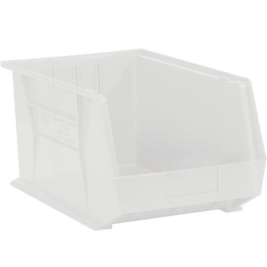 5 1/2 x 10 7/8 x 5 Clear Plastic Bin Boxes 12/Case