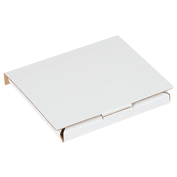 5 5/8 x 5 x 7/16 White Corrugated CD Jewel Case Box 50/Case