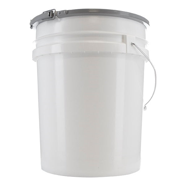 Metal Pail Buckets Party Favor, 5-inch, White