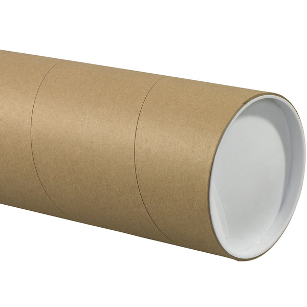 brown kraft mailing tubes